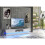 Creative Furniture Bloom 180cm TV Unit LED - White Gloss Doors 2