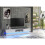 Creative Furniture Bloom 180cm TV Unit LED - White Gloss Doors 5