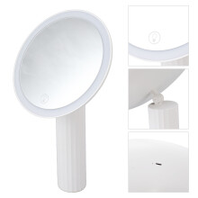 Portable LED Makeup Mirror with Adjustable Brightness Light