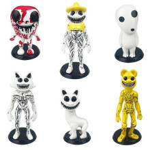 (A) Zoonomaly Cartoon Game Figures Toys Set,Statue Minifigure Cake Toppers Model Desktop Decoration
