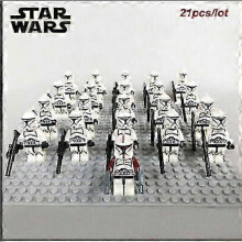 Star Wars Phase1 Clone Troopers Minifigures Kids Toys Gifts 21PCS/Set