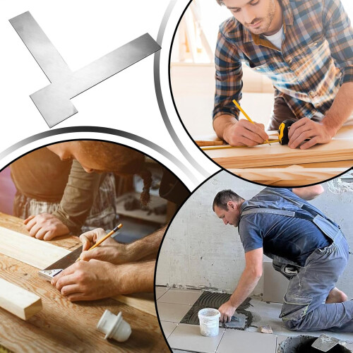 90 Right Angle Leveling Device 90 Degree Protractor Scraper Measuring Ruler For Carpentry And Masonry 2