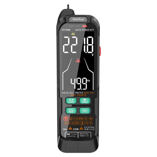 FY159B Digital Multimeter 1000mAh, Portable Auto Range with Backlight 2