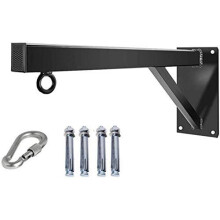 Punching Bag Hangers Wall Mount Steel Heavy-Duty Triangle Load-Bearing Design Boxing Bag Bracket 60cm