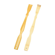 Back Scratcher 2-Pack Wooden Massager Wooden Body Roller Stick Yellow