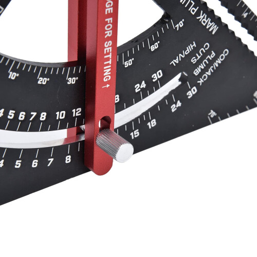 Adjustable Triangle Ruler Movable Aluminum Alloy Woodworking Layout Tool For Precise Marking Woodworkers 1