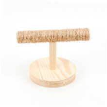 Parrot Stand Natural Rope Climbing Toy For Cockatiels And Parakeets Easy To Install Safe Material