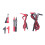 10PCS Multimeter Test Cable Crocodile Clip Needle Probe 1000V 10A 6