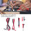 10PCS Multimeter Test Cable Crocodile Clip Needle Probe 1000V 10A 13