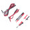 10PCS Multimeter Test Cable Crocodile Clip Needle Probe 1000V 10A 16
