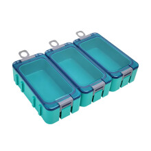 Waterproof Portable Tackle Box 3-Piece Set Luminous Sea Fishing Accessory Box Organizers Easy To Use