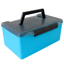 Outdoor Fishing Box 52-Grid Plastic Tackle Box For Squid Jigs Hard Lures And Artificial Baits Storage