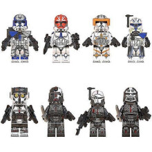 8pcs building blocks minifigure clone Ahsokatroopers mini toy figure Wm6095