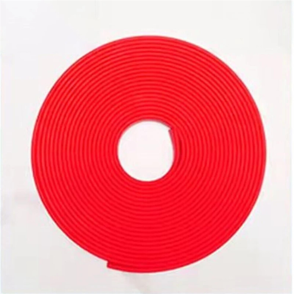 Furniture Edge Banding Red 5M U-Type 1.5mm x 18mm Edge Tape For Cabinets Tables Chairs Anti-Collision Seal