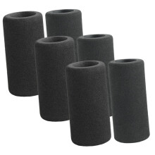 Bike Pump Cover 6-Piece Sponge Cylinder Protectors for Tire Pumps Durable Lightweight Outdoor Cycling Gear