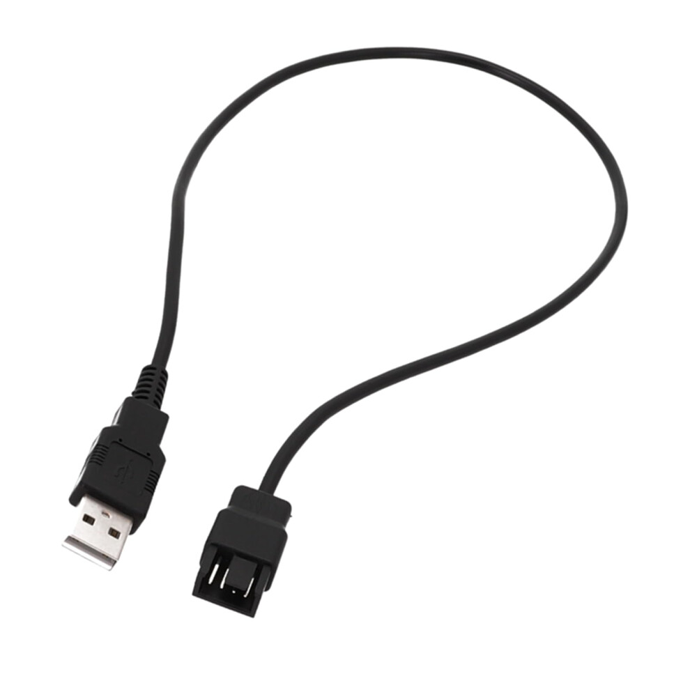 Usb To 4-Pin Laptop Fan Power Cable Usb To 4Pin 3Pin Fan Power Supply Cord- 30Cm 50Cm 100Cm Pvc Line 3Pin To 4Pin Cable 9016109309136