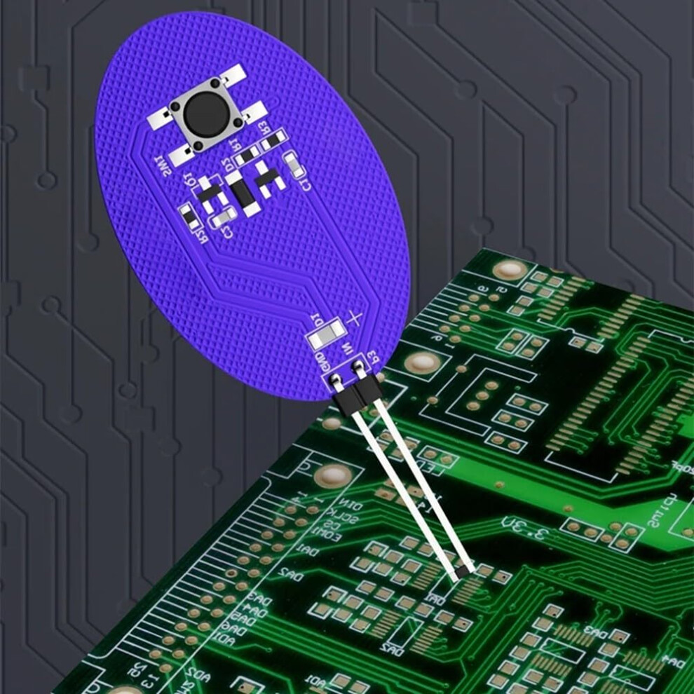 Inductor Tester K-7, Electromagnetic Induction Coil Tester For Motherboard Inductor Fault Detection, Green Light Indicator 9393856218585