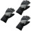 3Pcs Men'S Water Resistant Windproof Warm Adjustable Ski Gloves Gray 6