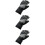 3Pcs Men'S Water Resistant Windproof Warm Adjustable Ski Gloves Gray 8