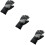 3Pcs Men'S Water Resistant Windproof Warm Adjustable Ski Gloves Gray 9