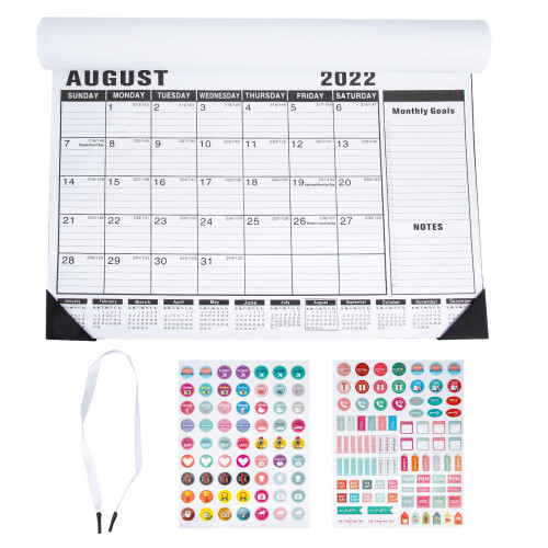 3Pcs Household Monthly Calendar Multi-Function Desk Hanging Calendar
