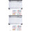 2Pcs Household Monthly Calendar Multi-Function Desk Hanging Calendar 5