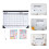 3Pcs Household Monthly Calendar Multi-Function Desk Hanging Calendar 11