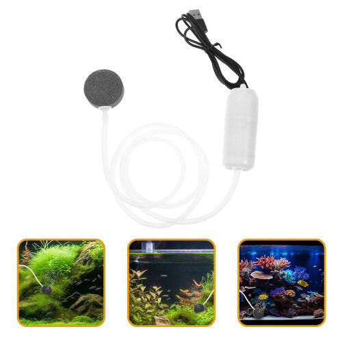 5 Sets Aquarium Oxygen Pump Silent Portable Fish Tank Aeration 1