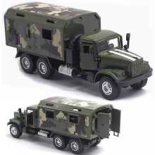 (Armored) Military Truck Army Armored Model Car Treatment Transport Vehicle Metal Diecast  Toy With Lights And Sounds