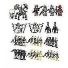 (style 14) Star Wars minifigures, Super Battle Droid and B1 Battle Droid Army building block action toy figures-TF