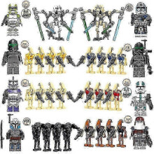 (style 19) Star Wars minifigures, Super Battle Droid and B1 Battle Droid Army building block action toy figures-TF