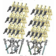 (style 5) Star Wars minifigures, Super Battle Droid and B1 Battle Droid Army building block action toy figures-TF