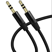 (Red) 3.5Mm Jack Audio Extension Cable Gold Plated 3.5 Mm Male To 3.5mm Male Aux Cable For Car Xiaomi Headphone Speaker Auxiliary