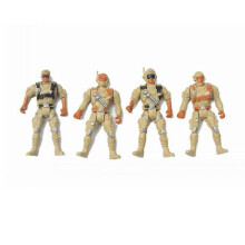 (9cm sand soldier) 4Cps 5-joint Soldier 9cm Soldier Special Forces Soldier Boy Static Model Sand Table Toy