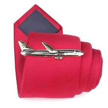 (7) Men Alloy Metal Gold Color Tie Clips Clasp Cufflinks Steamship Dolphin Airplane Tie Bar Wedding Party Jewelry Pin