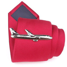(10) Men Alloy Metal Gold Color Tie Clips Clasp Cufflinks Steamship Dolphin Airplane Tie Bar Wedding Party Jewelry Pin