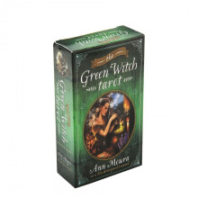 (Green withc) Tarot Cards The Steampunk Tarot Table Deck Board Game Card For Family Gathering Party Playing Card Games