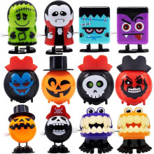 (12q halloween clockwork suit) Halloween Wind-up Toy Suit Movable Winding With Eyes Jumping Ghost Tooth Witch Witch Gift