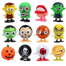 (12n halloween clockwork suit) Halloween Wind-up Toy Suit Movable Winding With Eyes Jumping Ghost Tooth Witch Witch Gift