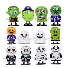 (12k halloween clockwork suit) Halloween Wind-up Toy Suit Movable Winding With Eyes Jumping Ghost Tooth Witch Witch Gift