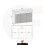 Creative Furniture Aether 155cm Sideboard LED - White & Grey Gloss Doors 8