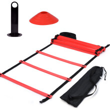 Speed Agility Training Kit with 19Ft Ladder & 10 Cones for Sports Drills
