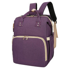 (Purple) Multifunctional And Large-capacity Student Backpack