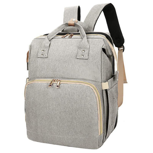(Grey) Multifunctional And Large-capacity Student Backpack