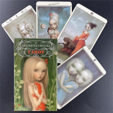 (78pcs tt134) Nicoletta Ceccoli Tarot Deck Cards Five Languages Beginners Set Divination 78 Card Full Color Card Game Board With Pdf Guidebook