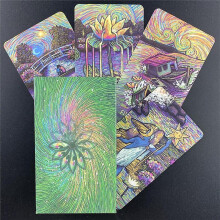 (78pcs tt117) Nicoletta Ceccoli Tarot Deck Cards Five Languages Beginners Set Divination 78 Card Full Color Card Game Board With Pdf Guidebook