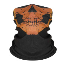 (2-1pc) 2023 Cycling Outdoor Skull Seamless Balaclava Magic Scarf Men Women Sun Protection Bandana Neck Gaiters Riding Camping Scarf