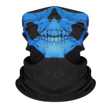 (6-1pc) 2023 Cycling Outdoor Skull Seamless Balaclava Magic Scarf Men Women Sun Protection Bandana Neck Gaiters Riding Camping Scarf
