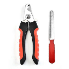 (Red) Pet Ging Tool Set 2pcs Dog Cat Pets Clippers Trimmers Kit Cat Deing Tool For Cats And Dogs