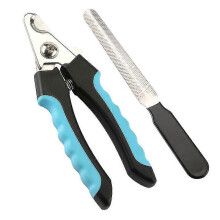 (Blue) Pet Ging Tool Set 2pcs Dog Cat Pets Clippers Trimmers Kit Cat Deing Tool For Cats And Dogs